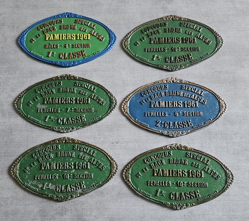 Lot plaques concours - 6,