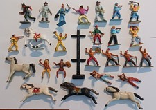 FIGURINES WESTERN INDIENS COWBOYS STARLUX CLAIRET ET AUTRES