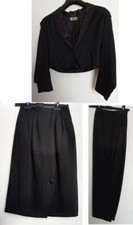 Smoking femme 3 pièces jupe