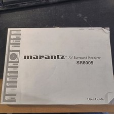 Notice User Guide Marantz