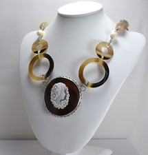 Collier En Argent 925 Camée