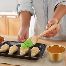 Lot de 12 tasses à sauce en acier inoxydable lavables au lave-vaisselle pour co