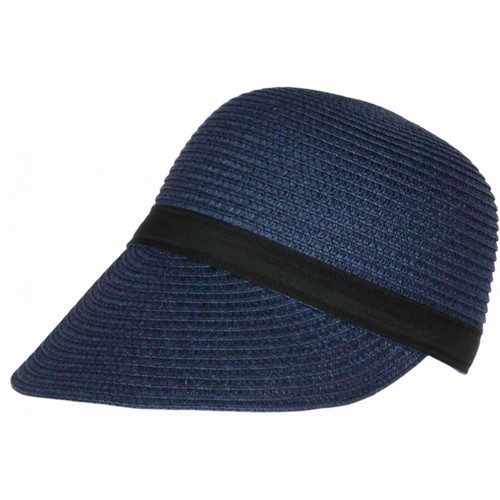 Visière paille femme bleu - visière,