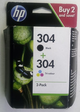 HP 304 Black + 304 Multi Cyan