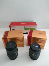 Sigma Set 2 objectifs pour Minolta AF 28-80 mm 3.5-5.6 et 70-210 mm 4-5.6