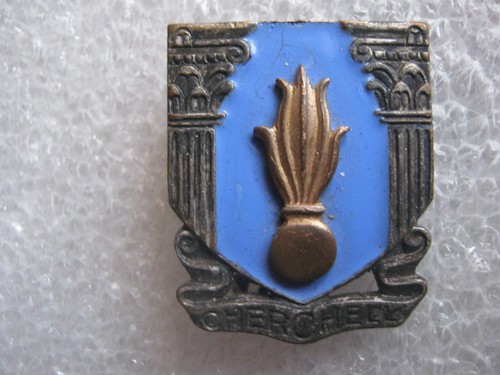 Old enamel badge military - old,