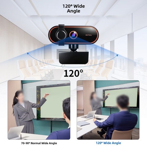 Webcam usb 1080p noire - usb,