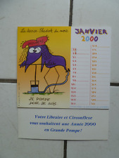 ROUXEL /  LES SHADOCKS / CALENDRIER  BONNE  ANNEE 2000  CIRCONFLEXE