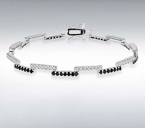 Argent sterling femmes noir - argent,