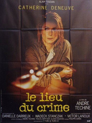 Lieu crime affiche - "le, du