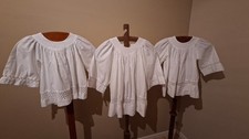 3x Beautiful surplis whit lace