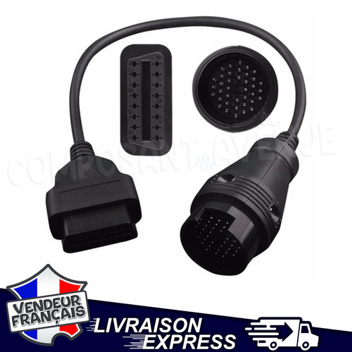 Câble diagnostic obd2 vers - cÂble,