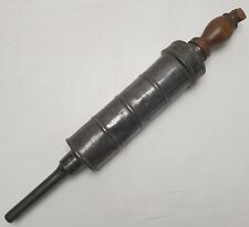 clystère ancien en étain 