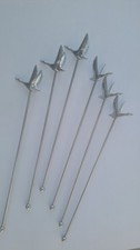 lot de 6 touilleurs metal