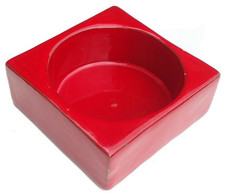 ETTORE SOTTSASS  - CENDRIER VIDE POCHE CERAMIQUE MEMPHIS MANGIAROTTI ERA 1970