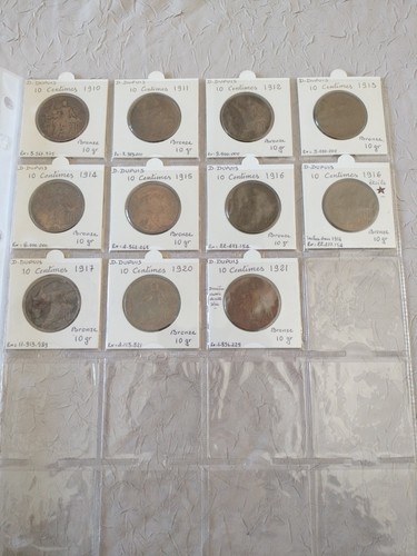 Lot centimes daniel dupuis - 10,