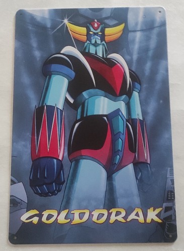 Plaque métal tôle - , goldorak