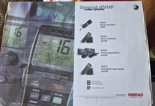 Simrad rs82 rs80b - simrad, vhf