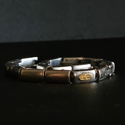 Bracelet cassé pastilles - , or