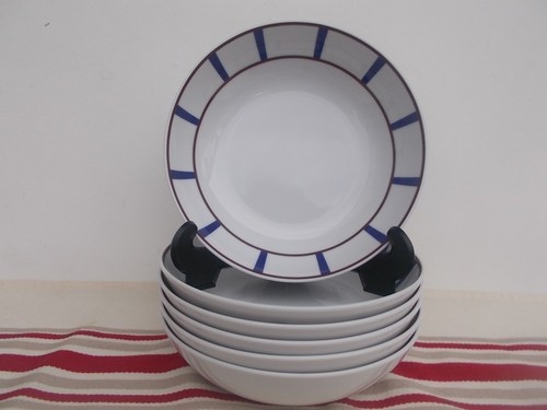 Assiettes creuses basque - 6,
