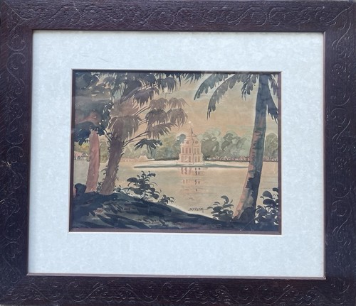 Tableau peinture cadre - peinture, 20èm