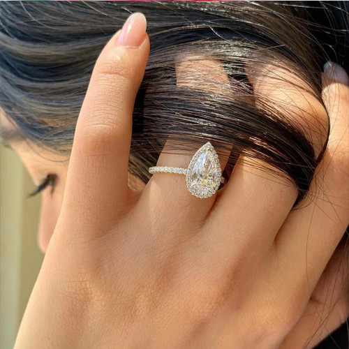 Bague artisanale diamant