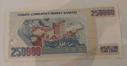 Billet turquie 250 000 lirasi - turquie,