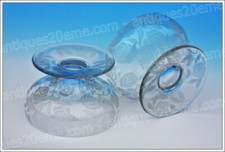 2 coupes en cristal de