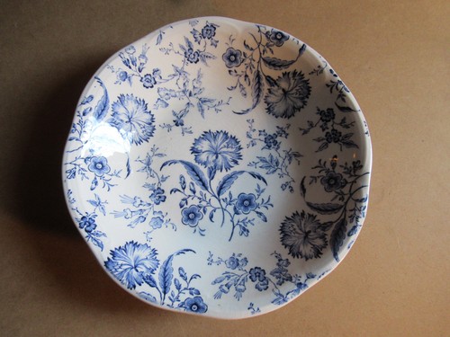 Assiette creuse ancienne - assiette,