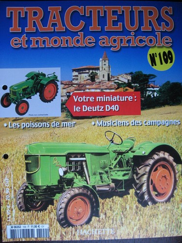 Fascicule 109 tracteurs - 109, et