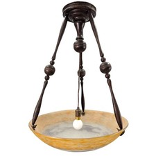 Lustre vasque plafonnier