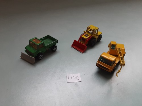 Matchbox majorette 3 - matchbox, engins