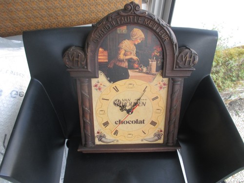 Pendule publicitaire vintage - pendule,