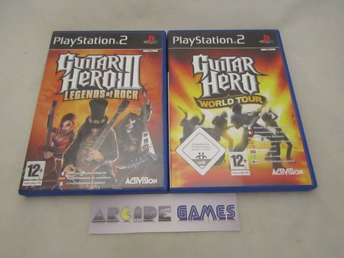 Lot jeux ps2 guitar hero - ps2,
