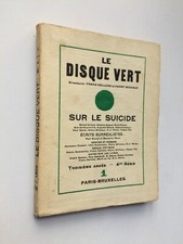 REVUE " Le Disque Vert n° 1 