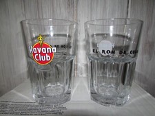 lot de 6 verres à rhum Havana Club 34cl dans leur carton d'origine