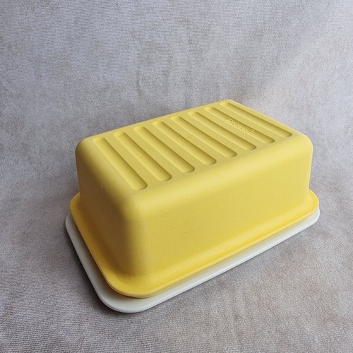 Beurrier tupperware jaune - jaune,