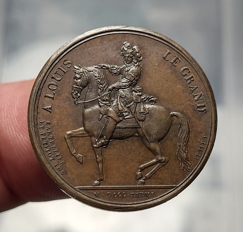 Médaille louis xiv - médaille,