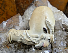 GAMBIER ENAMELLED CARVED