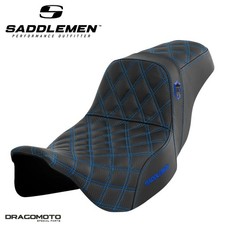 SELLE HARLEY TOURING SADDLEMEN Pro Series SDC Performance SC80807BLU 2-Up Sea...