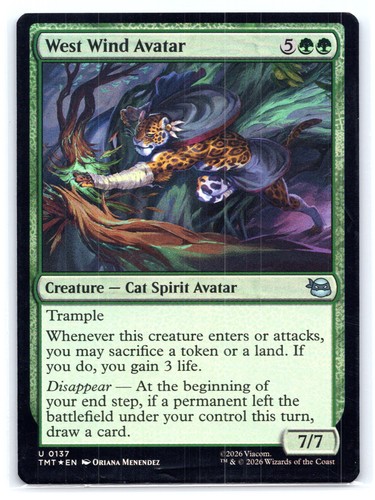 West wind avatar 137 foil - west, mtg