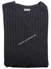 Pull LC noir gris Homme grande taille 64 gilet 4XL waistcoat king size NEUF