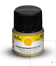 Heller 24 – Peinture Acrylique Jaune Entraînement Mat 12ml – Modélisme & Maquett