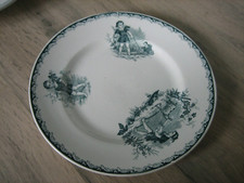 Ancienne Assiette faience St