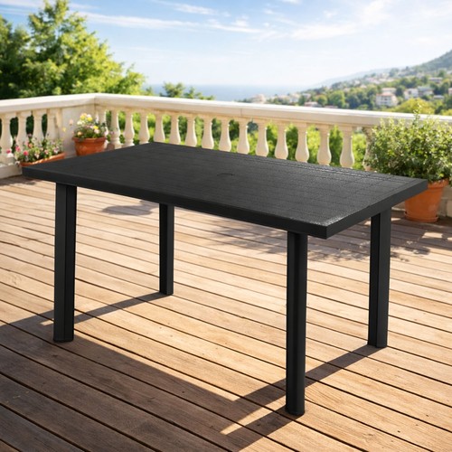 Table jardin 125 75 cm - table,