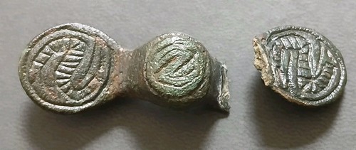 Rare fibule ansée symétrique - ansée,