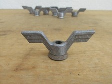 ECROU ALU VISSE PAPILLON FORME AILE POUR VELO ANCIEN 8mm BICYCLE WINGNUT NOS