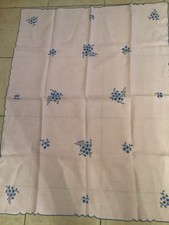 Ravissante Nappe En Lin Rose