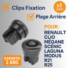 Clip  Coffre ✅ 1x Plage Arrière Renault Clio / Mégane / Scénic / Laguna / Modus