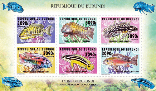 Stamps burundi 2014 imperf - burundi,